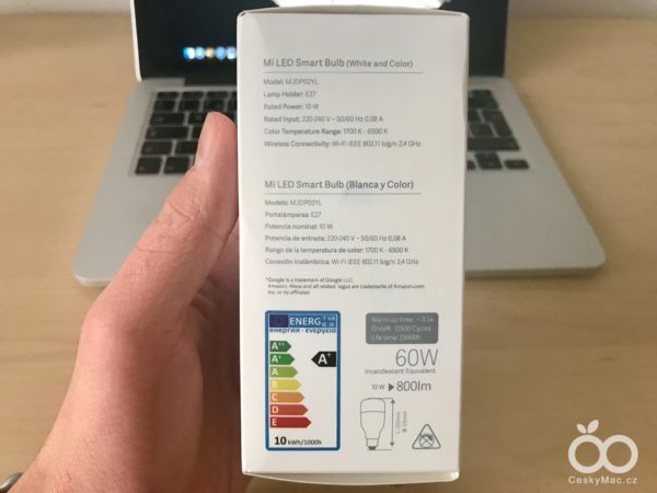 Xiaomi Mi LED Smart Bulb recenze