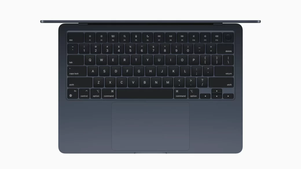 MacBook Air 2024 klávesnice