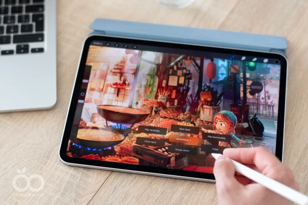 iPad Pro M4 (2024) kreslení s Apple Pencil Pro