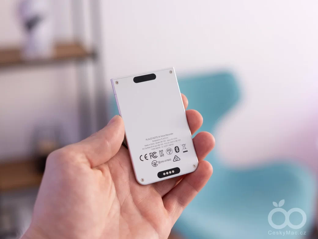 Plaud Note zadní strana