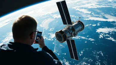 Volání přes satelit