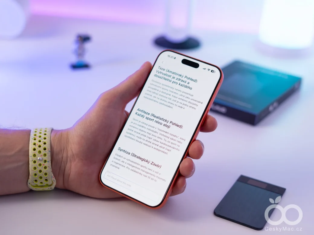 Plaud Note Pro, mobilní aplikace