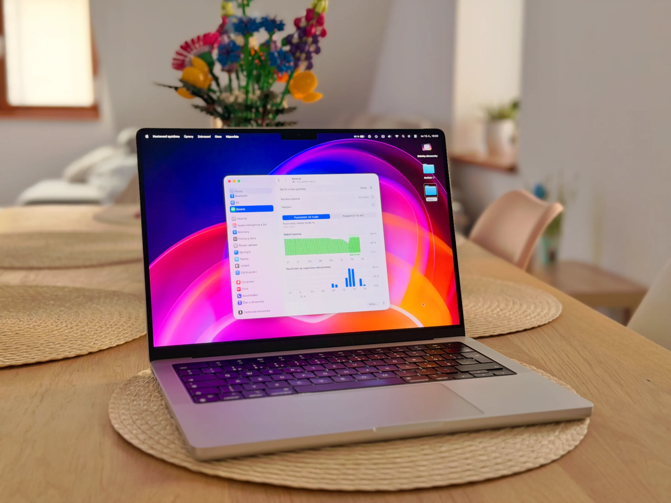 Nabíjecí limit na MacBooku