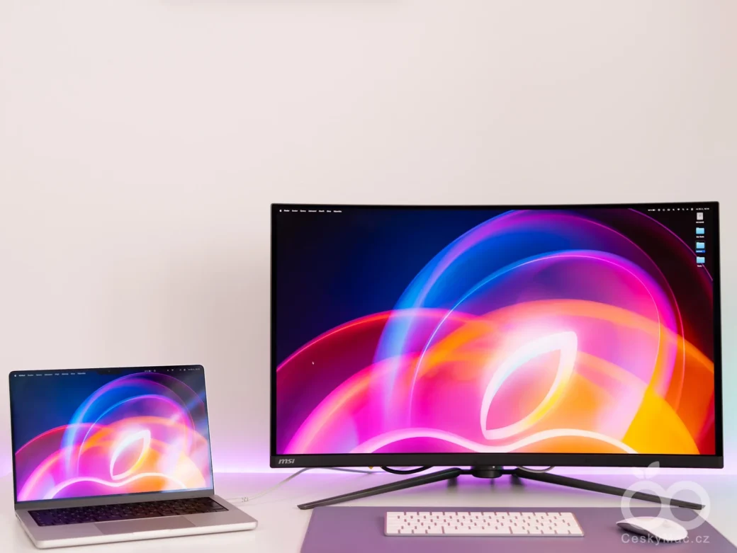 MSI MPG 321CURX QD-OLED power delivery