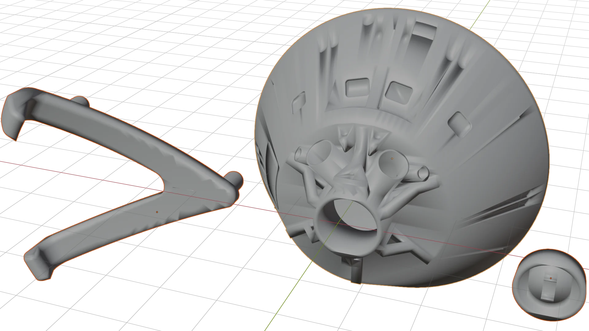 3D model Orion capsule